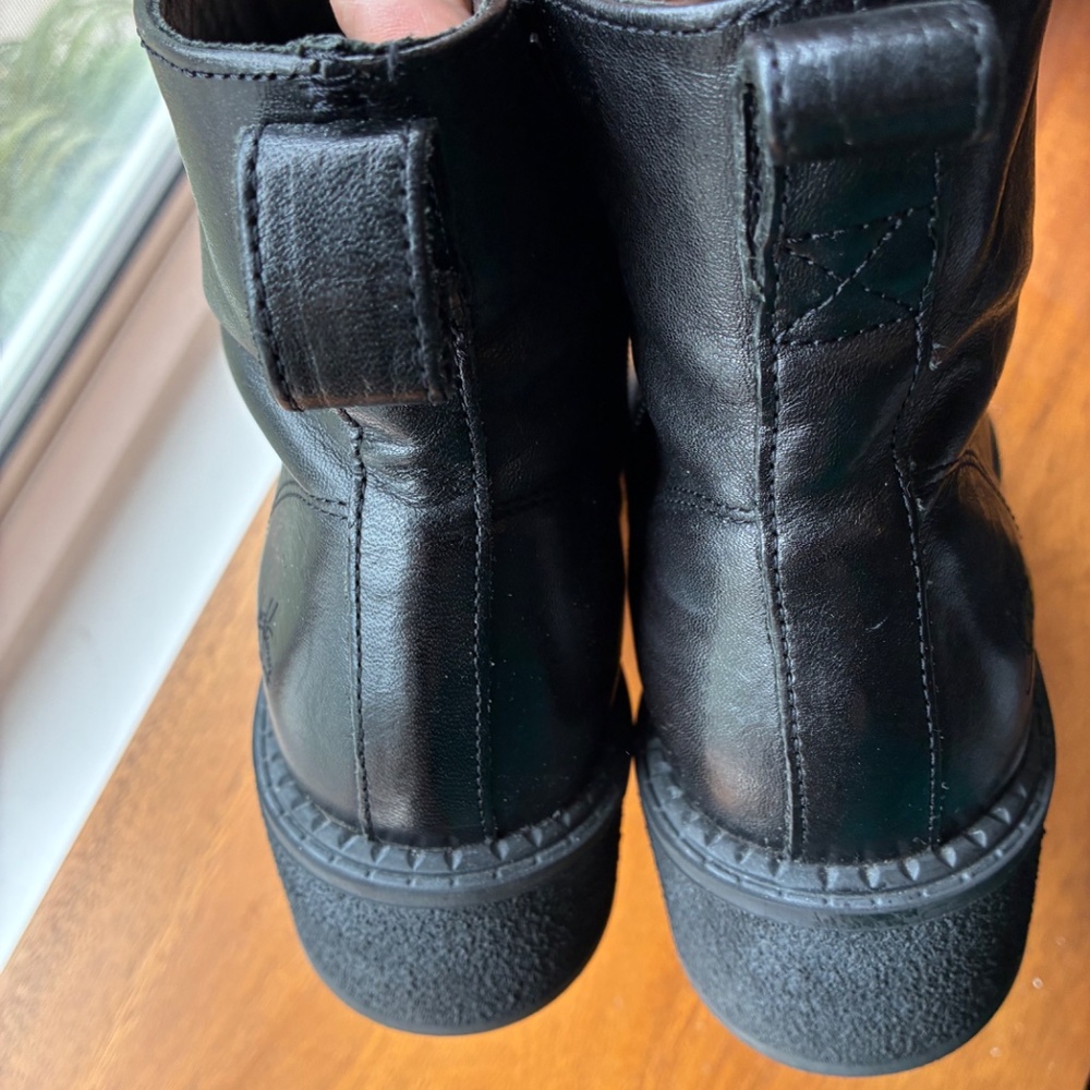 Fluevog Slacker sz 8 moto/ ankle boots - Picture 5 of 11